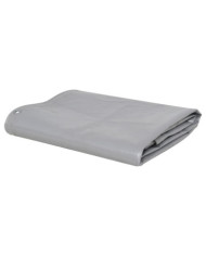 Bâche 650 g / m² 1,5 x 10 m Gris | Mobilier & Déco