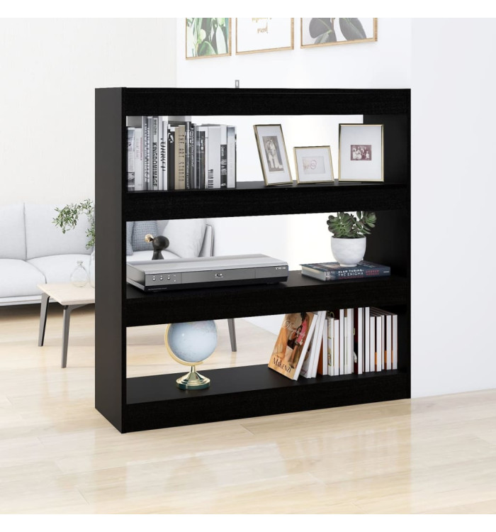 Bibliothèque/Séparateur de pièce Noir 100x30x103 cm | Mobilier & Déco