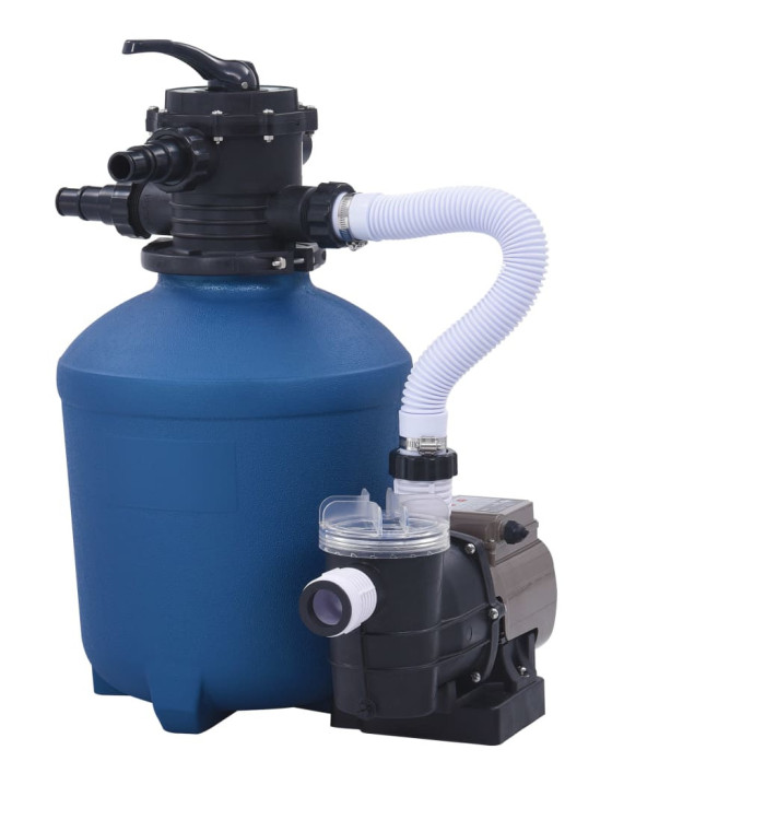 Pompe filtrante à sable avec minuterie 530 W 10980 L/h | Mobilier & Déco