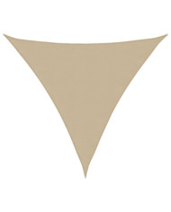 Voile de parasol tissu oxford triangulaire 3,6x3,6x3,6 m beige | Mobilier & Déco