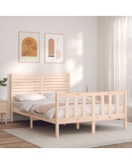 Cadre de lit sans matelas 120x200 cm bois de pin massif | Mobilier & Déco