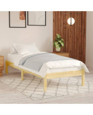 Cadre de lit sans matelas bois massif | Mobilier & Déco