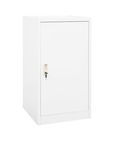 Armoire à selles Blanc 53x53x105 cm Acier | Mobilier & Déco