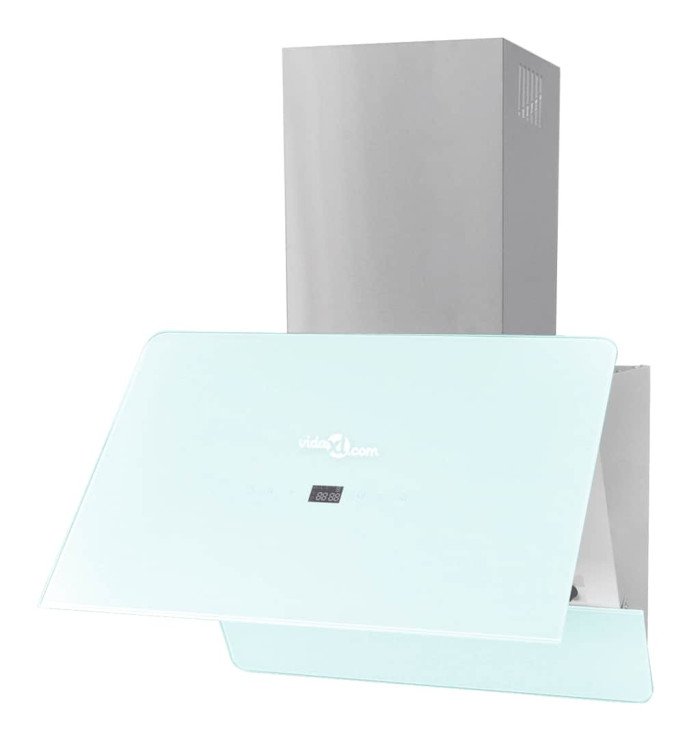 Hotte Verre trempé Blanc 600 mm | Mobilier & Déco