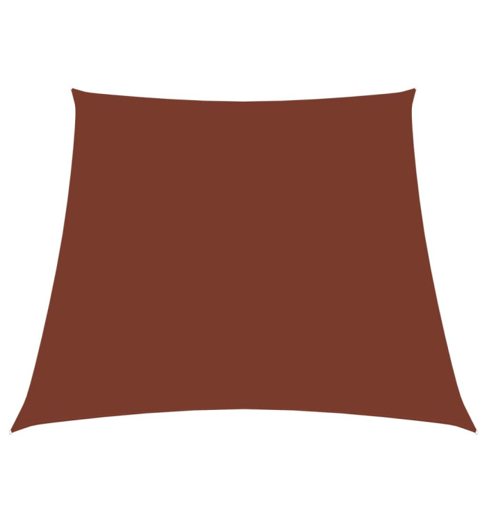 Voile de parasol Tissu Oxford trapèze 3/4x3 m Terre cuite | Mobilier & Déco