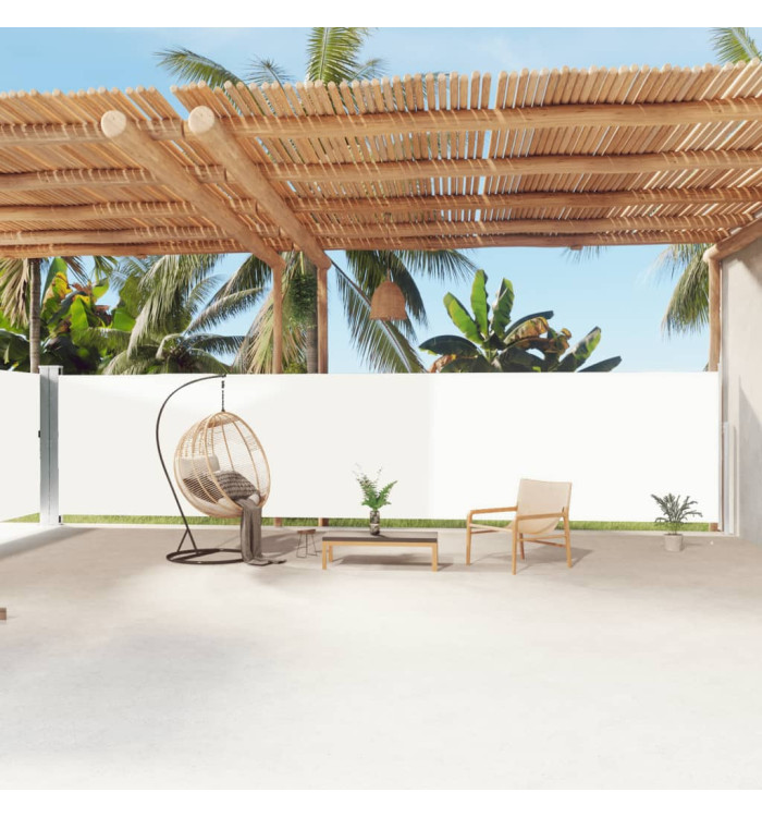 Auvent latéral rétractable Crème 180x1200 cm | Mobilier & Déco