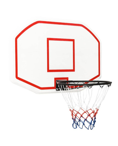 Panneau de basket-ball Blanc 109x71x3 cm Polyéthylène | Mobilier & Déco