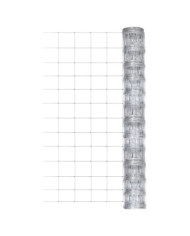 Clôture de jardin Acier galvanisé 50x1,25 m Argenté | Mobilier & Déco