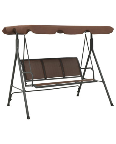 Balancelle de jardin avec auvent Café | Mobilier & Déco
