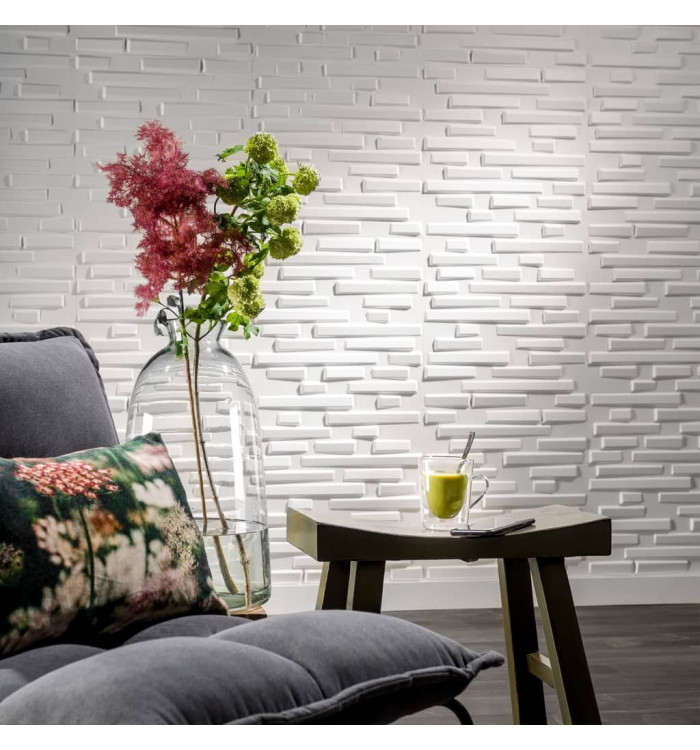 WallArt Panneaux muraux 3D Ventura 12 pcs GA-WA13 | Mobilier & Déco