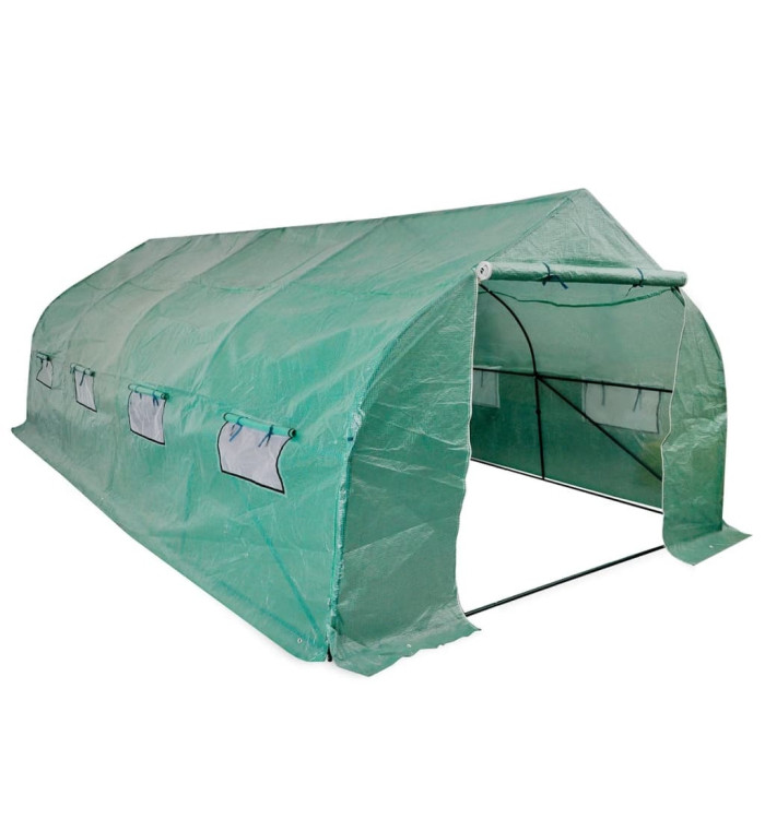 Serre portable Cadre en acier 18 m² | Mobilier & Déco