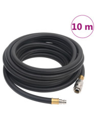 Tuyau d'air hybride noir 0,6" 10 m caoutchouc et PVC | Mobilier & Déco