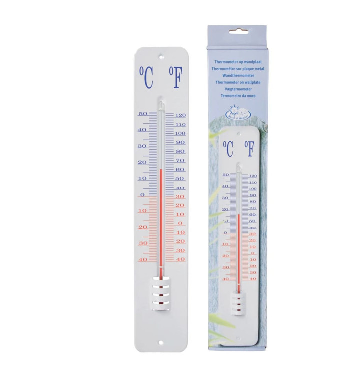 Esschert Design Thermomètre mural 45 cm TH13 | Mobilier & Déco