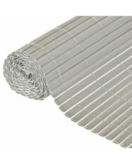Nature Écran de jardin à double face PVC 1,5x3 m Gris | Mobilier & Déco