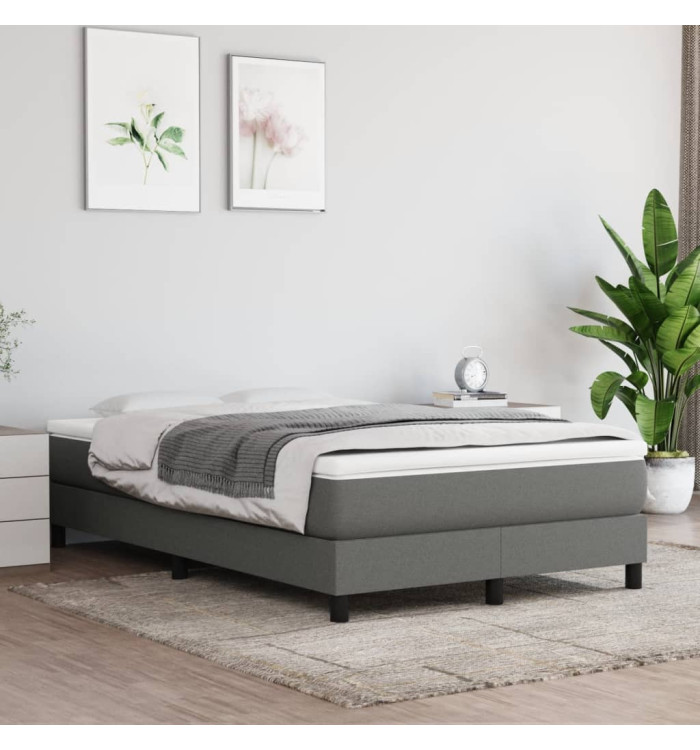 Matelas de lit à ressorts ensachés Gris foncé 120x200x20 cm | Mobilier & Déco