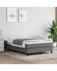 Matelas de lit à ressorts ensachés Gris foncé 120x200x20 cm | Mobilier & Déco
