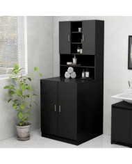 Meuble pour machine à laver Noir | Mobilier & Déco