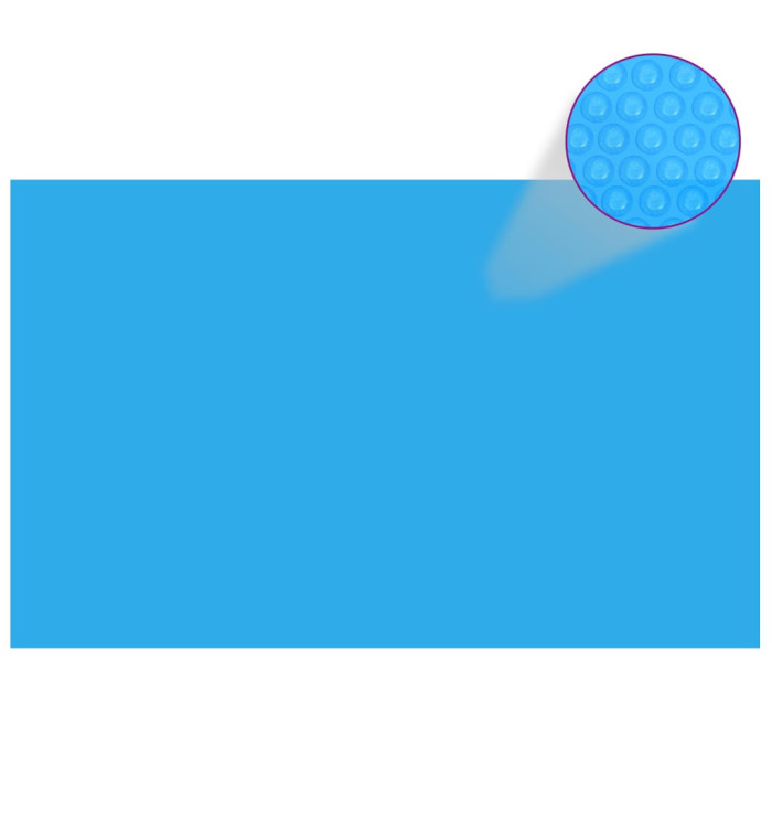 Couverture de piscine rectangulaire 800x500 cm PE Bleu | Mobilier & Déco