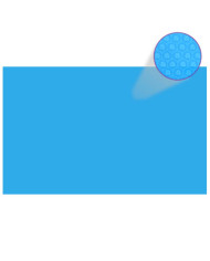 Couverture de piscine rectangulaire 800x500 cm PE Bleu | Mobilier & Déco