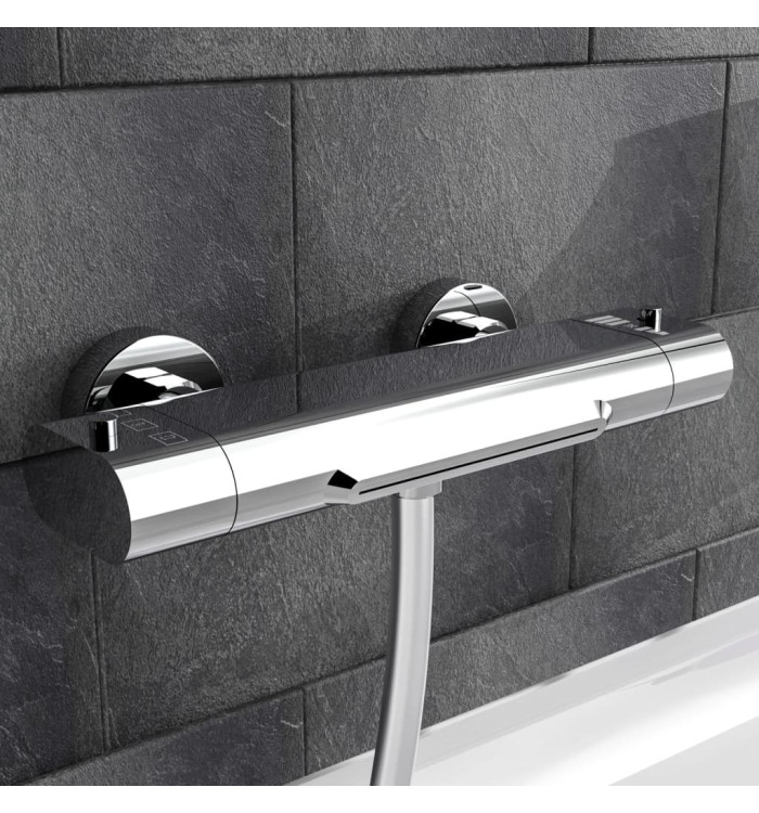 EISL Mitigeur thermostatique de bain CARNEO chrome | Mobilier & Déco