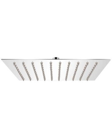 Tête de douche plongeante carrée en acier inoxydable 20x20 cm | Mobilier & Déco