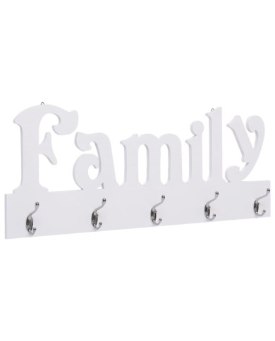 Porte-manteau mural FAMILY 74x29,5 cm | Mobilier & Déco