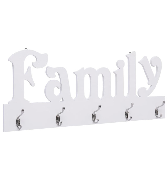 Porte-manteau mural FAMILY 74x29,5 cm | Mobilier & Déco