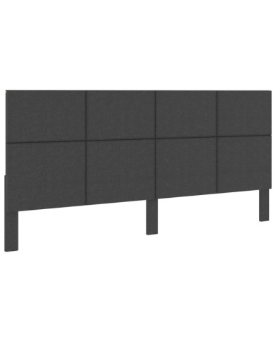Tête de lit Gris foncé Tissu 200x200 cm | Mobilier & Déco