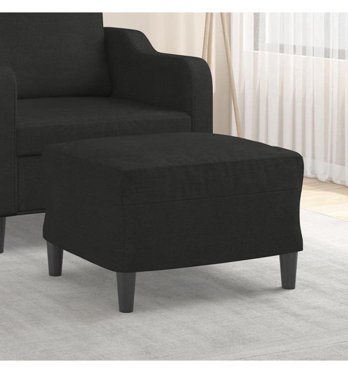 Repose-pied Noir 60x50x41 cm Tissu | Mobilier & Déco