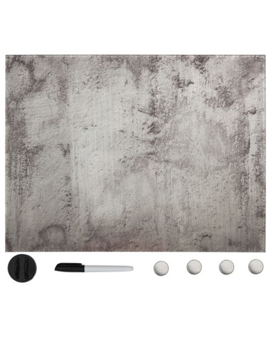 Tableau noir magnétique mural Verre 80x60 cm | Mobilier & Déco