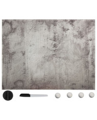 Tableau noir magnétique mural Verre 80x60 cm | Mobilier & Déco