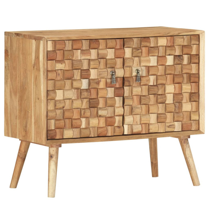 Buffet 75x35x65 cm Bois d'acacia solide | Mobilier & Déco