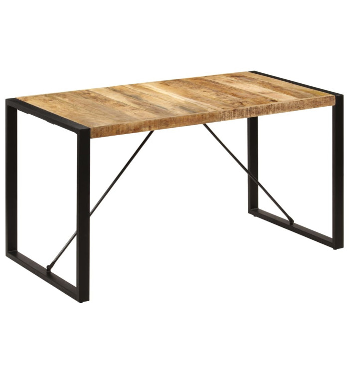 Table à manger 140x70x75 cm Bois de manguier massif | Mobilier & Déco