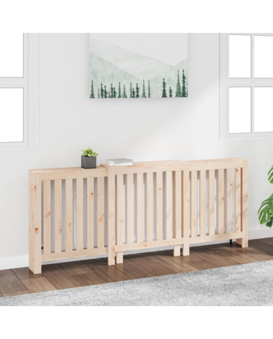 Cache-radiateur 210x21x85 cm Bois massif de pin | Mobilier & Déco