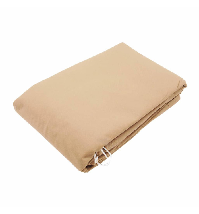 Nature Couverture d'hiver à fermeture éclair 70 g/m² Beige 2x1,5x1,5 m | Mobilier & Déco