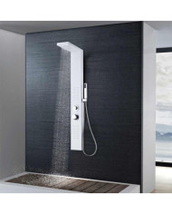Système de panneau de douche Aluminium Mat Blanc | Mobilier & Déco