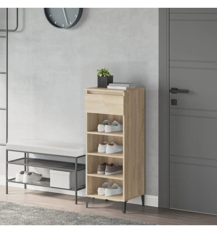 Étagère à chaussures Chêne sonoma 40x36x105cm Bois d'ingénierie | Mobilier & Déco