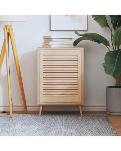 Porte d'armoire à persiennes 61,5x49,4 cm bois de pin massif | Mobilier & Déco