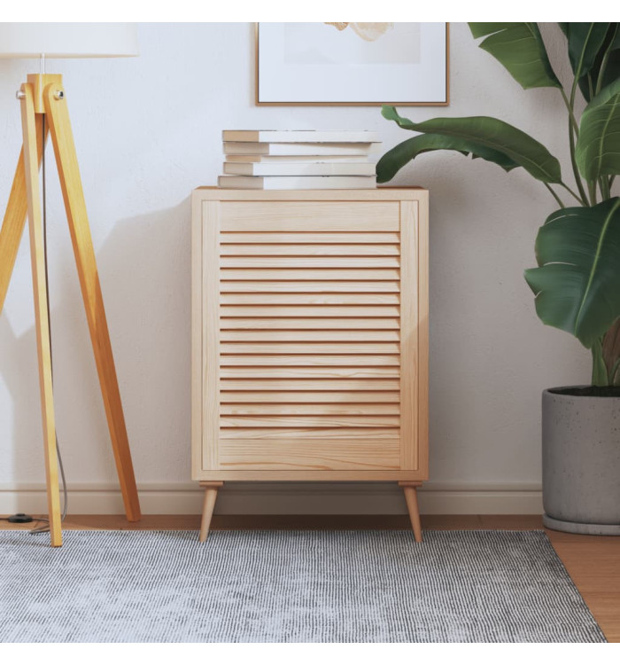 Porte d'armoire à persiennes 61,5x49,4 cm bois de pin massif | Mobilier & Déco