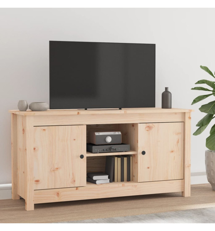 Meuble TV 103x36,5x52 cm Bois de pin massif | Mobilier & Déco