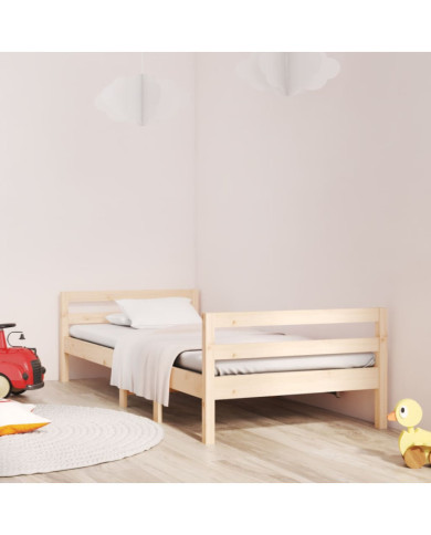 Cadre de lit sans matelas 90x190 cm bois de pin massif | Mobilier & Déco