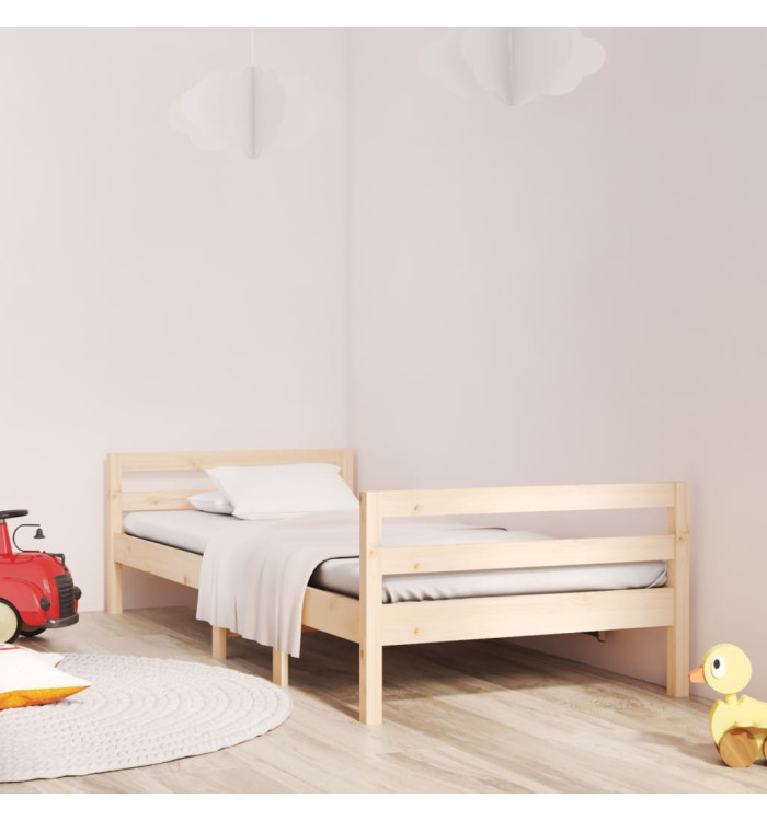 Cadre de lit sans matelas 90x190 cm bois de pin massif | Mobilier & Déco