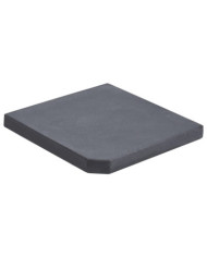 Plaque de poids de parasol Noir Granite Carré 25 kg | Mobilier & Déco
