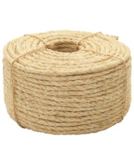 Corde 100 % en sisal 6 mm 500 m | Mobilier & Déco
