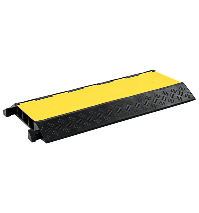 Rampe de protection de câble 3 canaux caoutchouc 93 cm | Mobilier & Déco