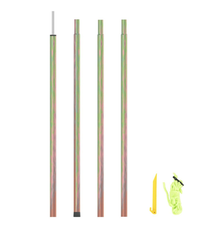 Mât de parasol 200 cm Acier galvanisé | Mobilier & Déco