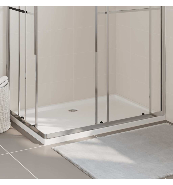 Receveur de douche rectangulaire ABS Blanc 80x120 cm | Mobilier & Déco
