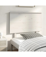 Tête de lit Blanc 104x6x82,5 cm Bois massif de pin | Mobilier & Déco
