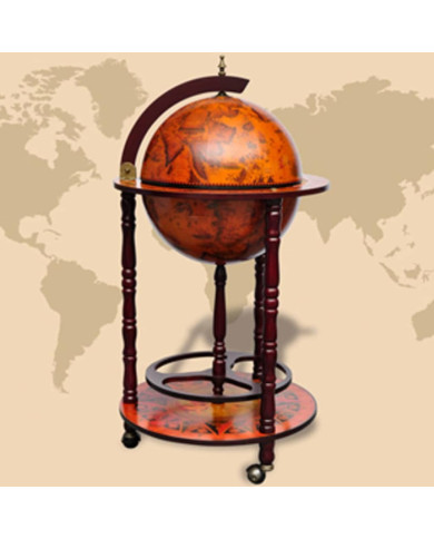 Support de vin sous forme de globe Bois d'eucalyptus | Mobilier & Déco