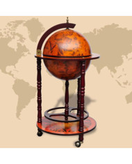 Support de vin sous forme de globe Bois d'eucalyptus | Mobilier & Déco